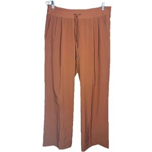 CALIA TrueLight Wide Leg Pants L Brown Rocky Mountain Mid Rise Travel
